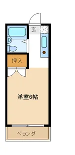 エスハイツI【2階】の間取り