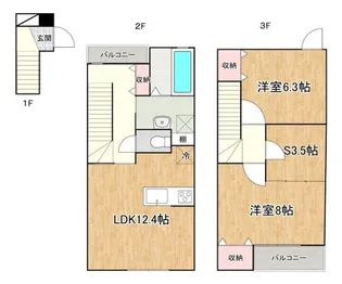 Luminous A棟の間取り