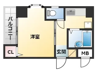 ヴェルビュ桜町【4階】の間取り