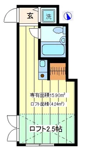 カーサ フェリーチェ【1階】の間取り