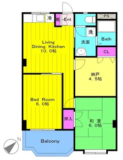 マルヨマンションIII【2階】の間取り