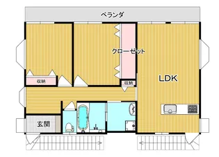 ホワイトヒル【2階】の間取り