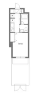 ガーデン萩中【1階】の間取り