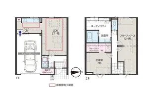 スターティングホーム黒瀬D棟の間取り