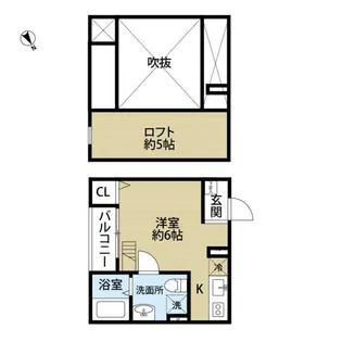 さくらハウス【2階】の間取り