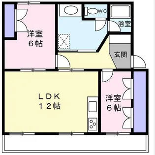 富士クレール【3階】の間取り