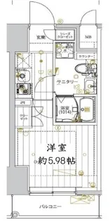 レガリス品川サウス【8階】の間取り