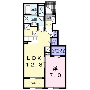 メディオ サルーテ A【1階】の間取り