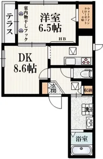 グランメゾン南阿佐ヶ谷【1階】の間取り
