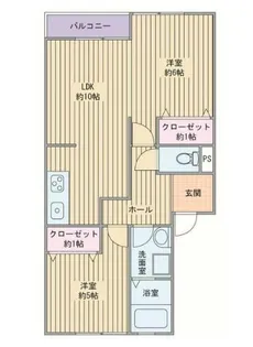パストラル蒲田A【1階】の間取り