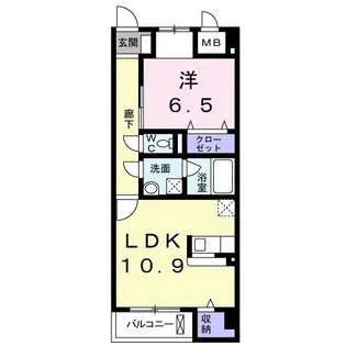 ララシャンス【2階】の間取り