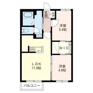 ウイングコート1【2階】の間取り