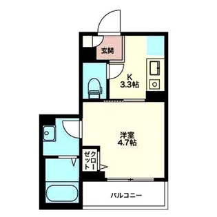 Blu Monte【3階】の間取り