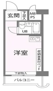 ライオンズマンション新大阪第5【13階】の間取り