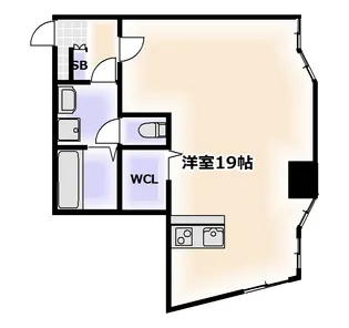 桜川市松ビル【7階】の間取り