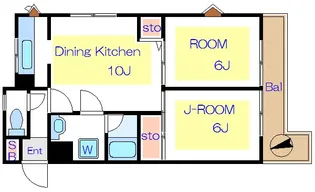 スターハイツ【4階】の間取り