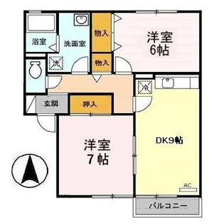 ベル・アネックス【2階】の間取り