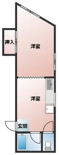 喜連マンション【2階】の間取り
