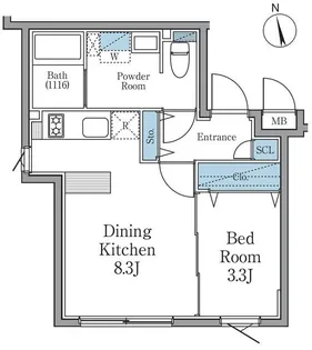 Green view笹塚【2階】の間取り