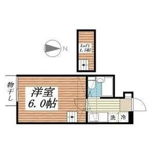 ロフティ桜木町【2階】の間取り