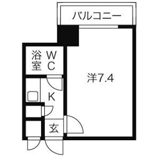 ニューライフ新宿参番館【6階】の間取り