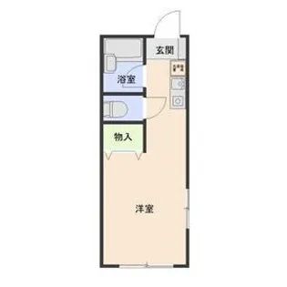 さつきハイツ【1階】の間取り