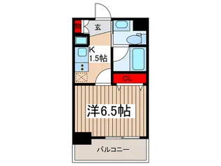 レジディア新川【3階】の間取り