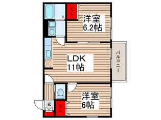プレジール【2階】の間取り