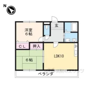 グリーンウェル【2階】の間取り