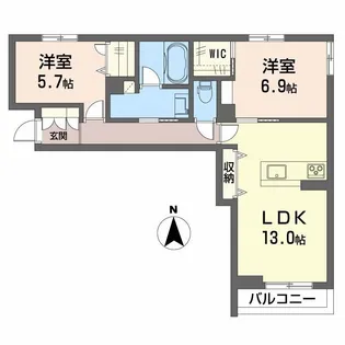 Serenity【2階】の間取り