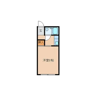 フォーブル幸町 B【2階】の間取り