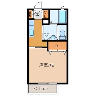 クラヴィエM B【2階】の間取り