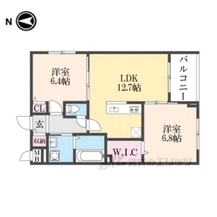 アーバンコート堀川西【3階】の間取り