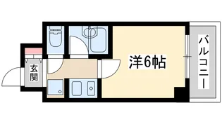 コート西中島【9階】の間取り