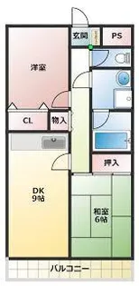 佐古クレストビル【6階】の間取り