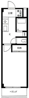 ラミューズ武笠【3階】の間取り