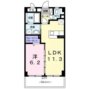 ビッグイースト ワン【3階】の間取り