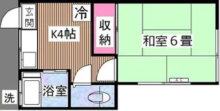 ハイツみのり【2階】の間取り