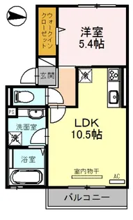 セピアコート住吉大社【1階】の間取り