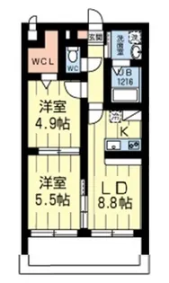セインツ・カーサ上熊本【10階】の間取り