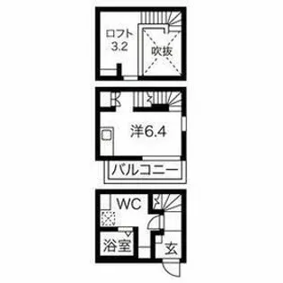 LUMINA大同【1階】の間取り