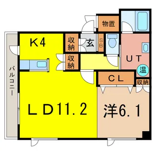 FGマンション【2階】の間取り