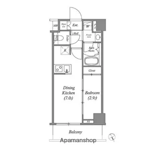 ARKMARK水天宮前II【1階】の間取り