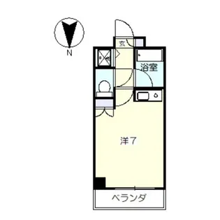 ダイアパレス京町【5階】の間取り