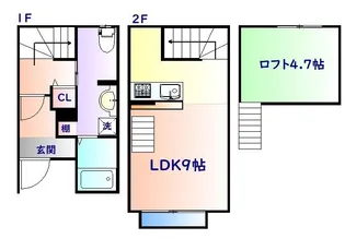 シェルメゾン土樋の間取り