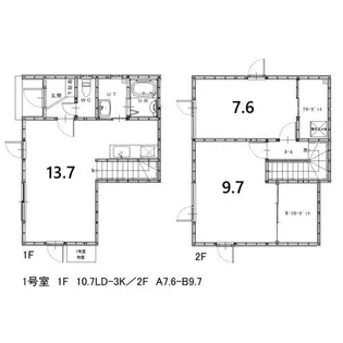 イーグルホーム6【1階】の間取り