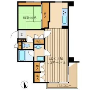 グローリア荻窪【7階】の間取り