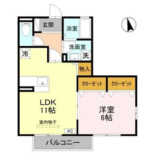 Rose Villa【2階】の間取り