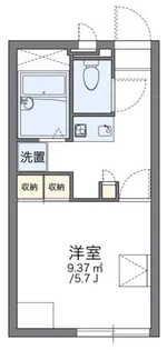 レオパレスレアル【1階】の間取り