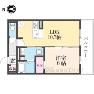 ヴィダ西京極【3階】の間取り